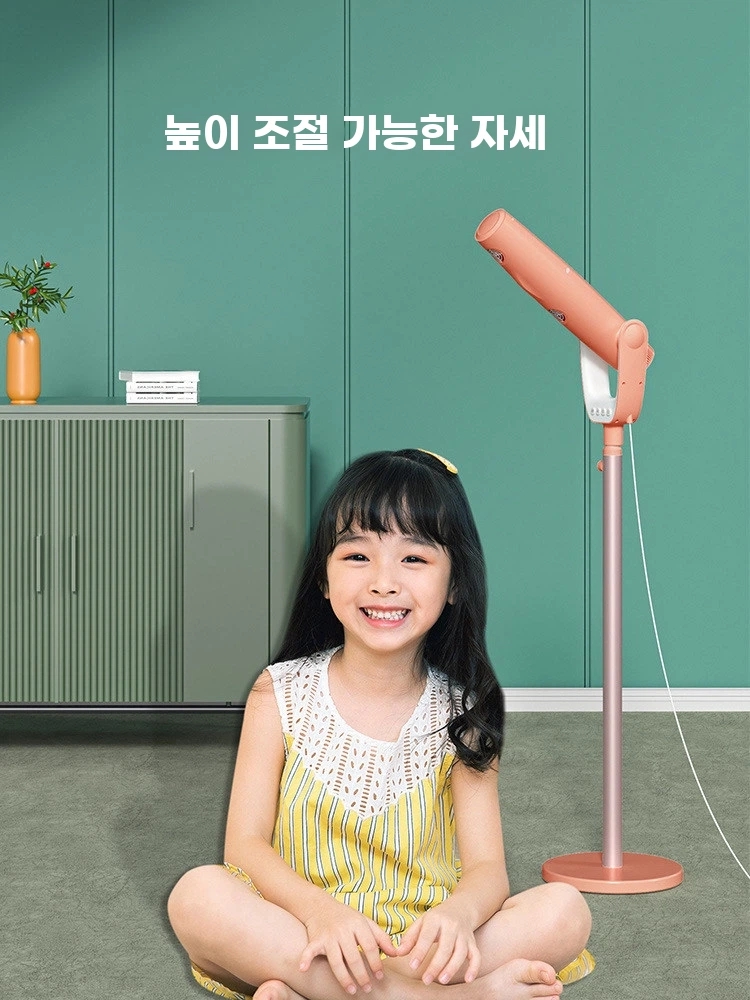 수직형 헤어 드라이어 가정용 음이온 헤어 케어 고출력 접이식 드라이어 흰색 중국 220V - 상세 이미지 3