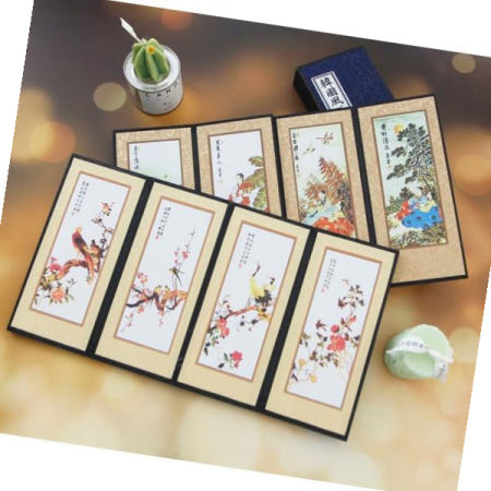한국미니어쳐병풍 한국화 10폭 양면 미니어쳐 병풍 인테리어 7TYPES