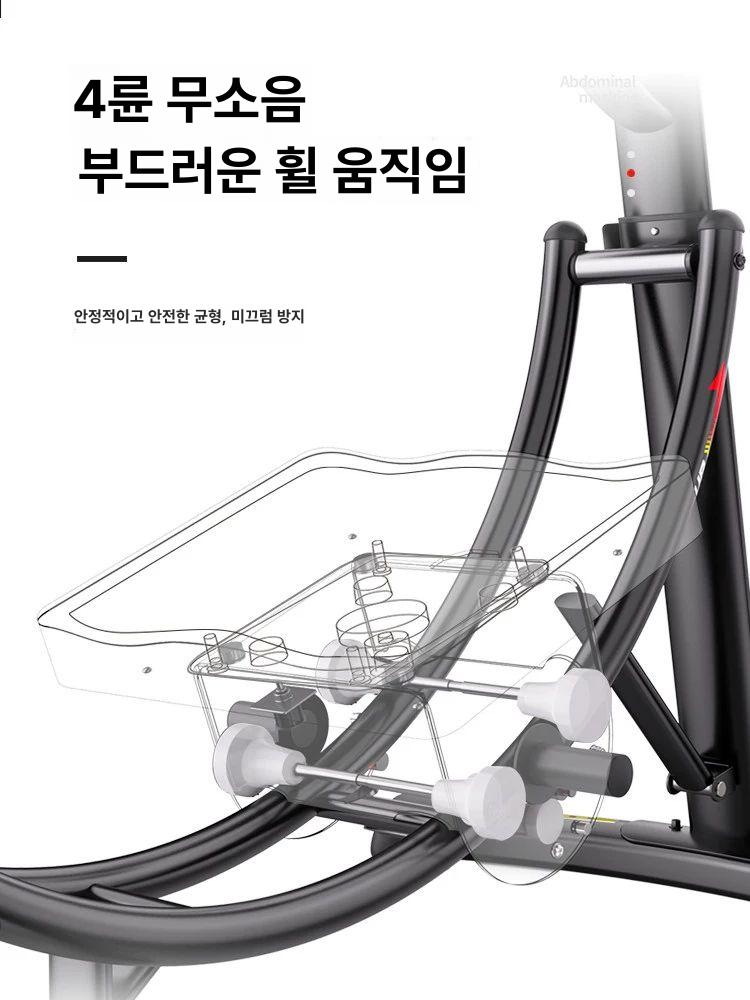 복근 운동기구 홈트 복부 플랭크 보조 슬라이더 기구 초고속 복근운동 6단계 회전무릎패드 4종세트 - 상세 이미지 5