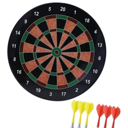 마그네틱다트 가정용 안전 다트던지기 놀이 자석게임판 34.5cm