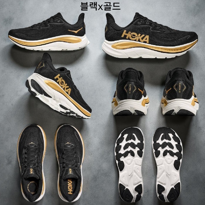 호카 클리프톤 10 런닝화 D 남성 운동화 1162030 블랙/화이트 270