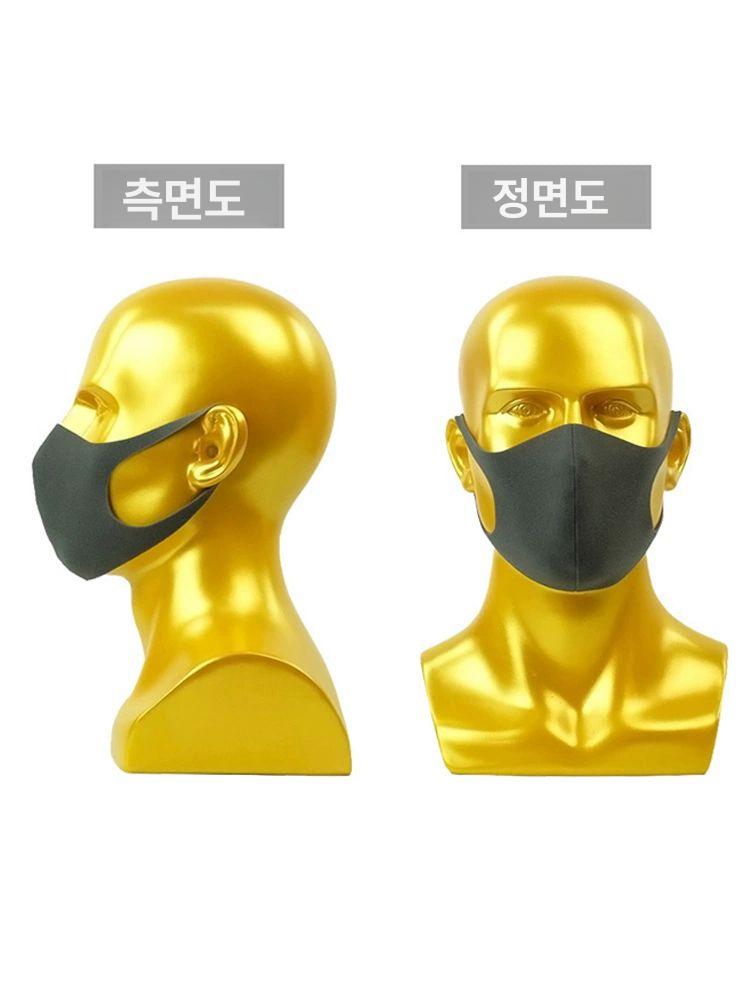 두상 촬영용 흉상 거치대 스카프 진열대 전시용 모자 무광화이트 - 상세 이미지 5
