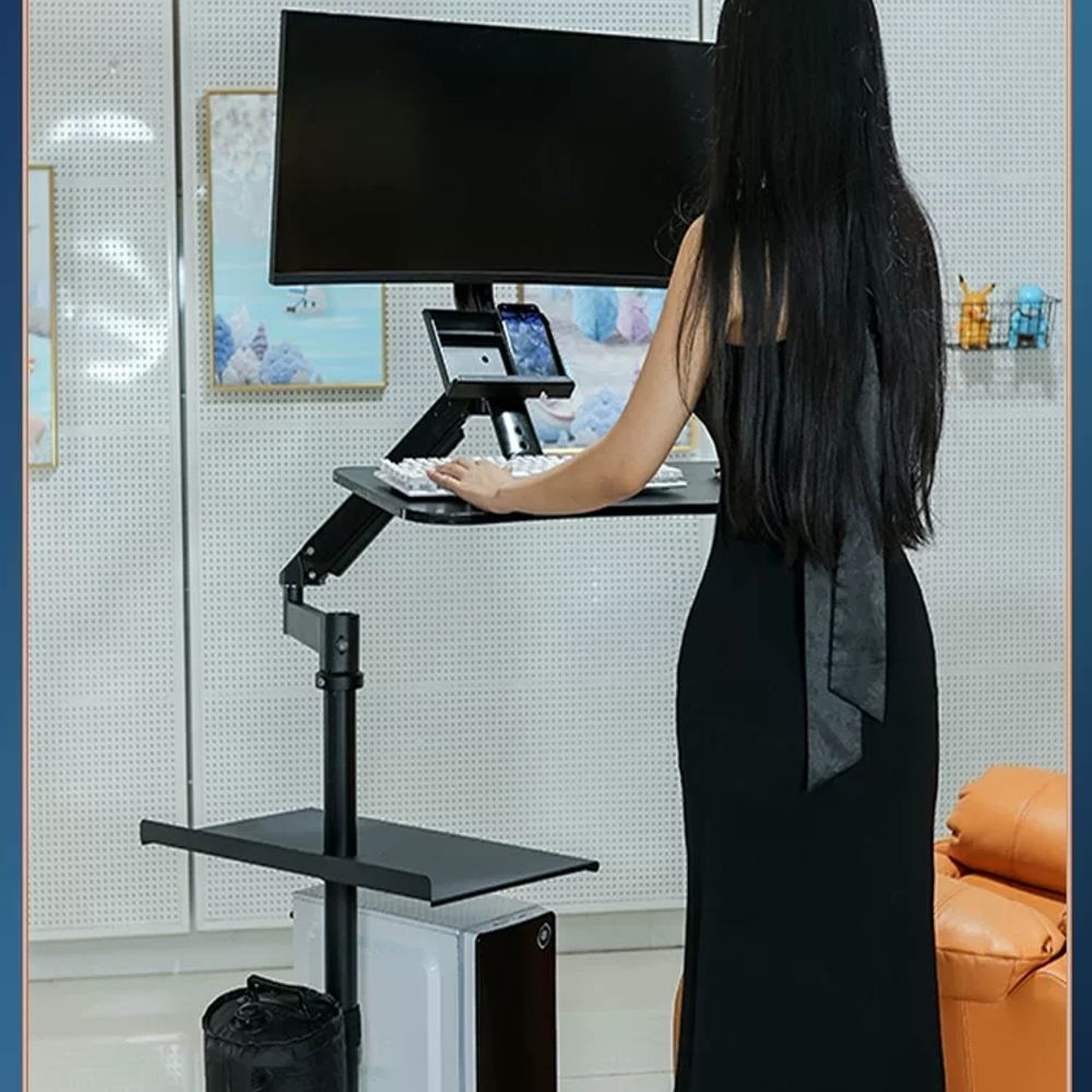 누워서 하는 컴퓨터 컴퓨터책상 각도 게이밍책상 게임 - 상세 이미지 3
