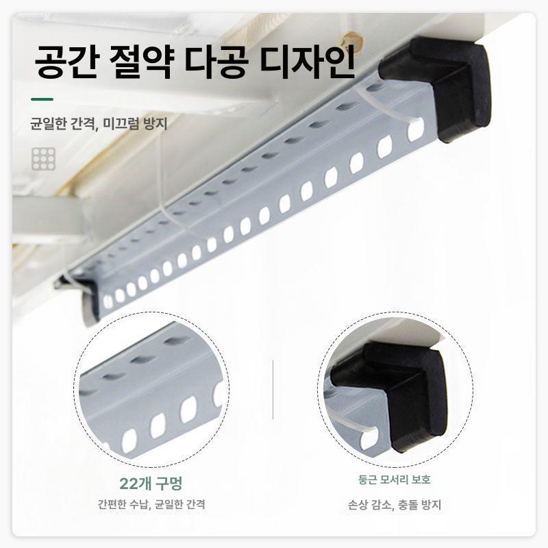 아파트 베란다 빨래 건조대 천장형 스텐 빨래걸이 설치용 - 상세 이미지 2