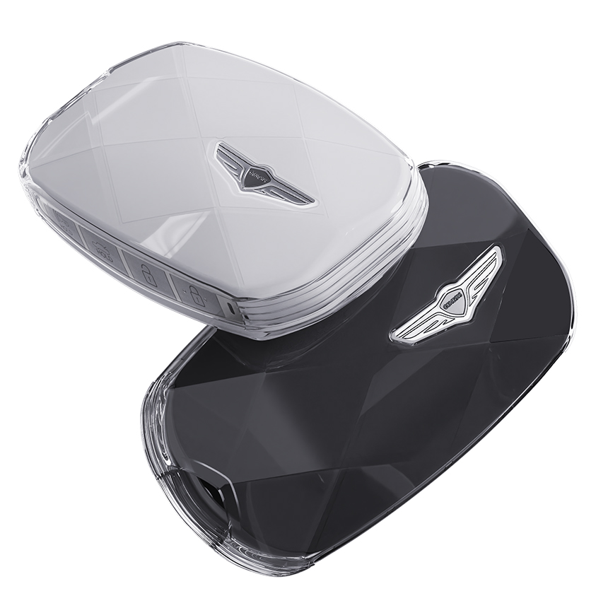 투명 차키케이스 키케이스 스마트 커버 차량용 홀더 TPU 1+1 제네시스 기아 현대 르노