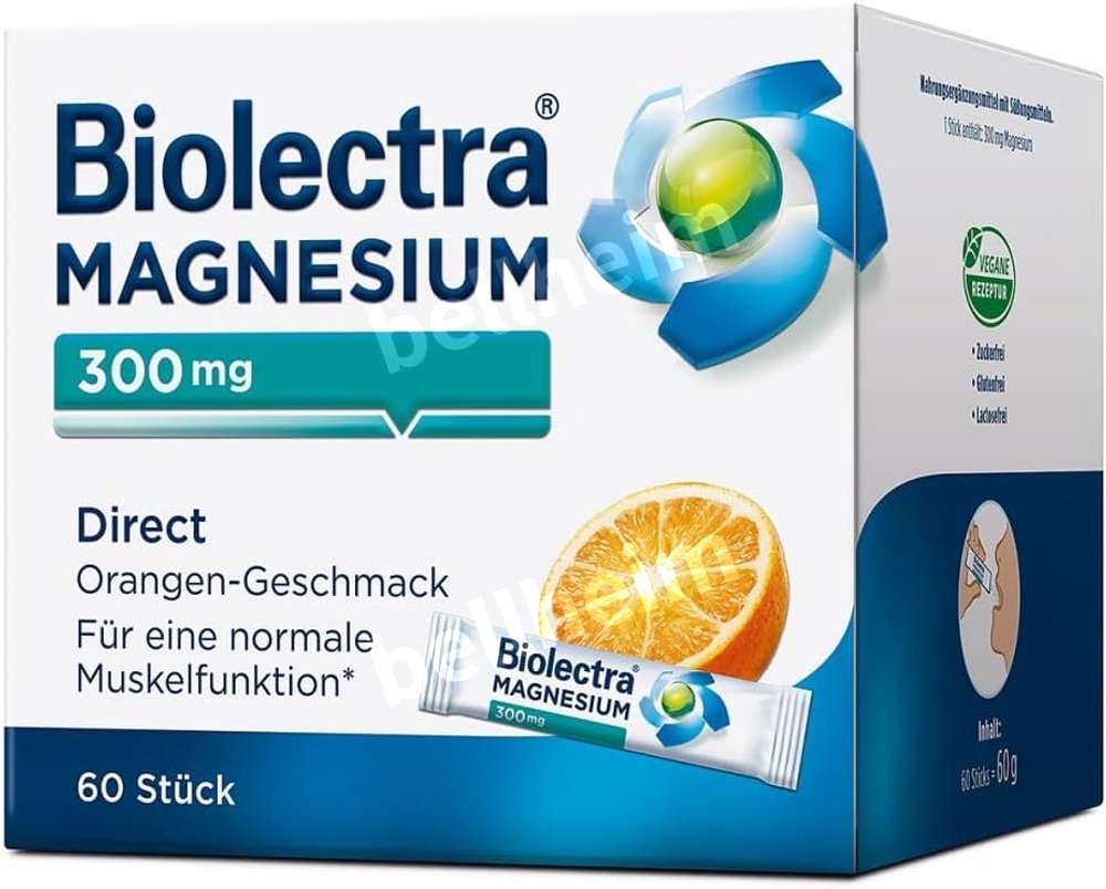 Biolectra Magnesium Direct Orange, 60개 - 상품 이미지
