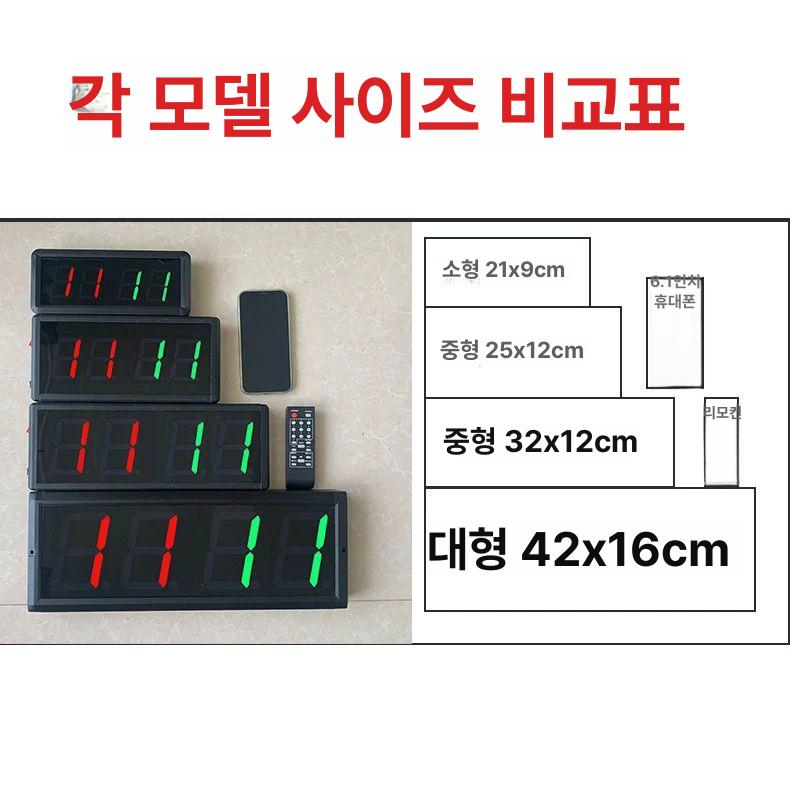 경기 점수판 탁구 핸드헬드 경기용 충전식 득점판 전자식 소형 충전식 버튼+리모컨 25 x 12cm - 상세 이미지 5
