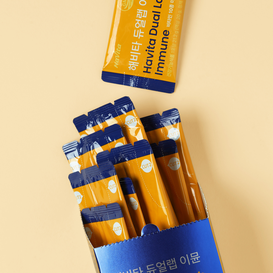 해비타 듀얼랩 이뮨 올인원 종합 비타민 마시는 액상 직장인 면역력 영양제 10포, 1개 이미지 3