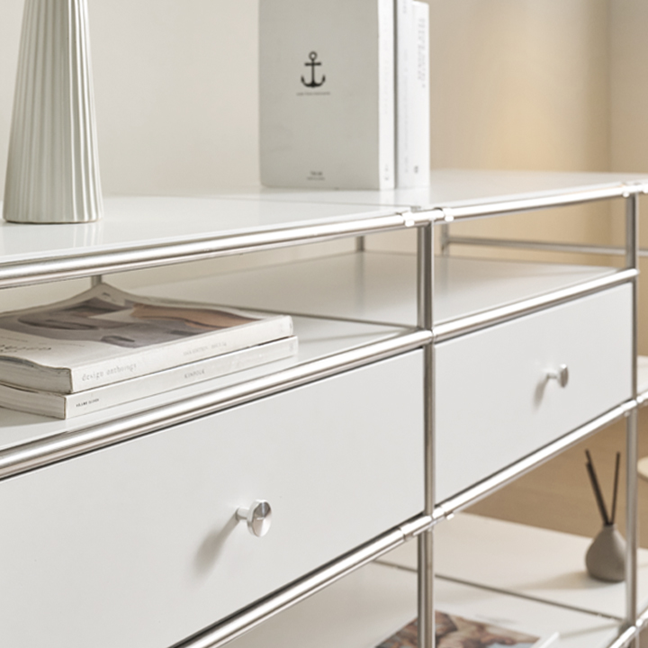 헤이몰리 헤이즈 미드센츄리 모듈 1760 선반장 거실장