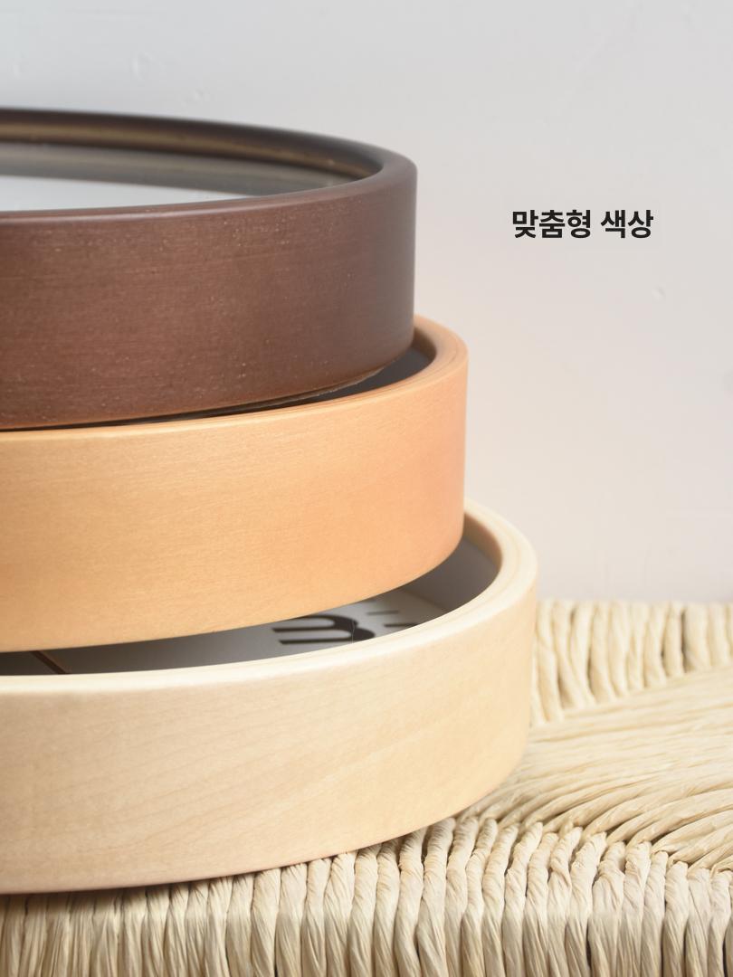 엔틱 집들이 가벼운 벽걸이 아날로그 개업선물 예쁜 거실 다크컬러 C113 수입 무브먼트 10inch 지름 25.5cm - 상세 이미지 4