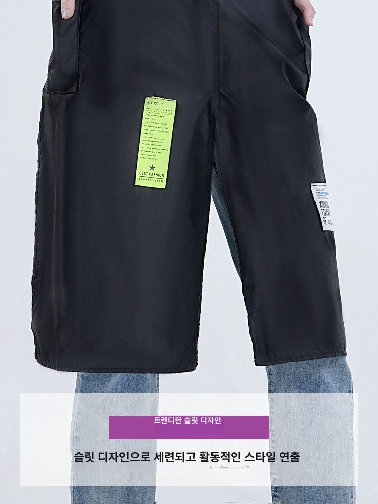 남성 트렌디 앞치마 이발사 네일샵 식당 주방 작업용