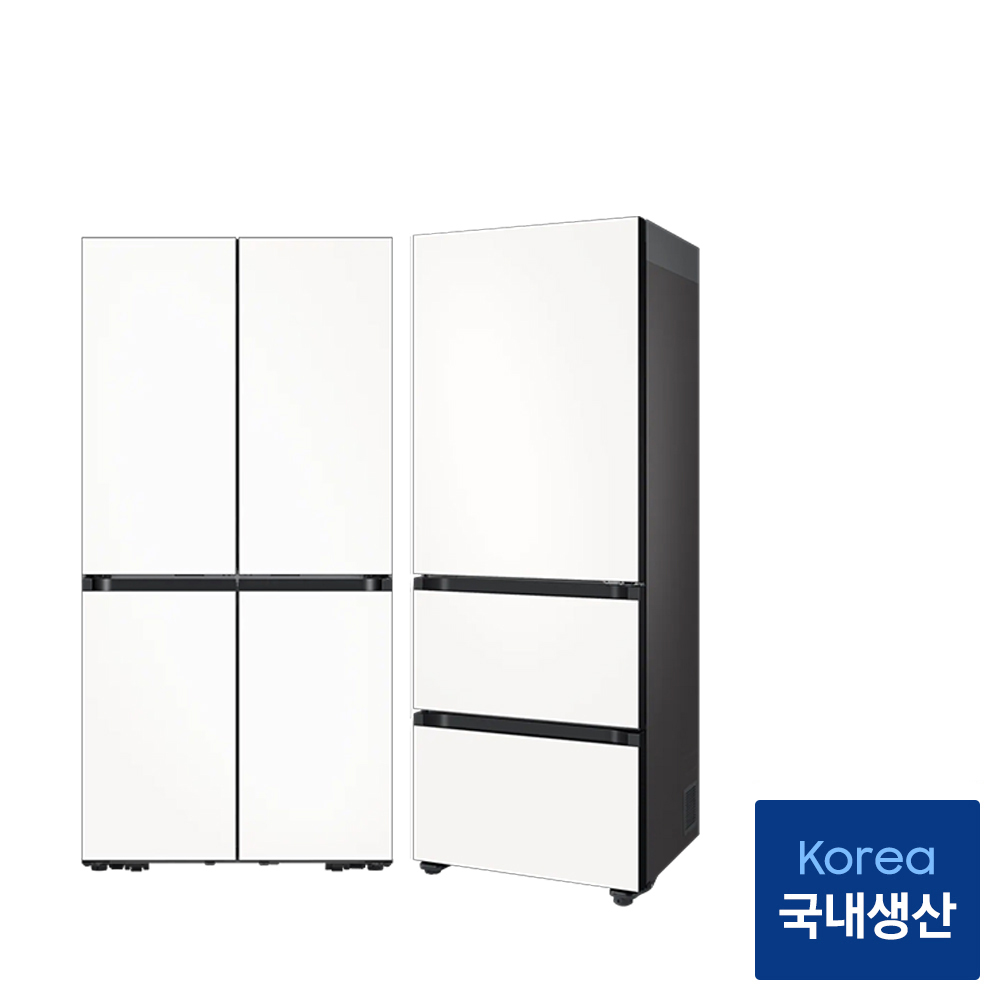 삼성 비스포크 Ai 냉장고 김치냉장고 키친핏 Max RM70F63M2Z RQ33DB74D2AP 에센셜화이트 푸드쇼케이스 이미지 2