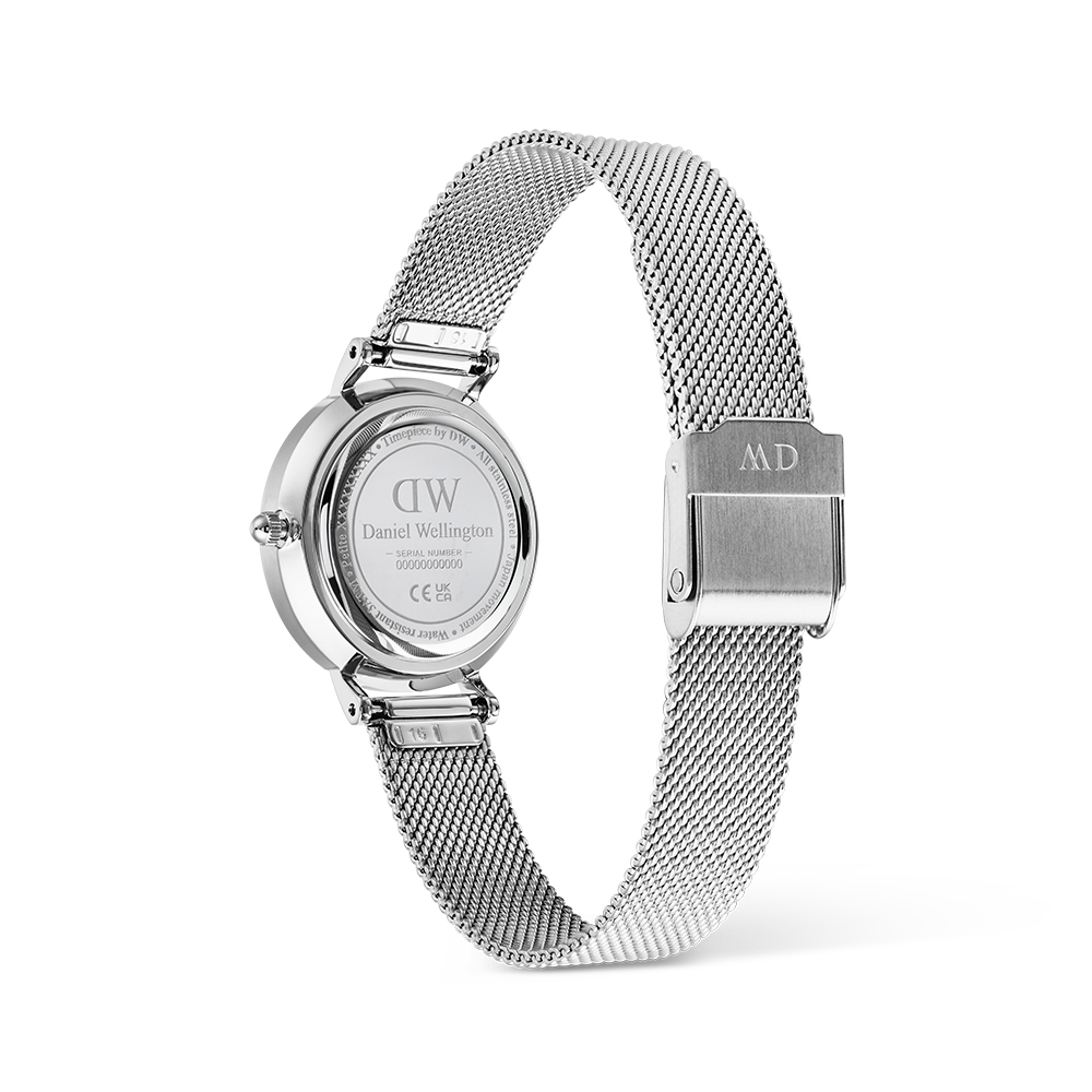 다니엘 웰링턴 PETITE ROMAN NUMERALS DATE 여성 실버메탈 손목시계 - 상세 이미지 4