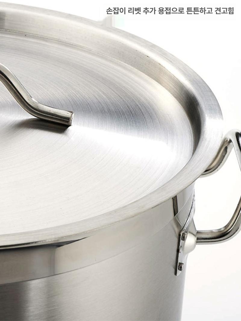 파스타 면삶는 스파게티 면 요리용 국수 어묵 다용도 통 냄비 36L 내경360 x 높이360mm - 상세 이미지 4