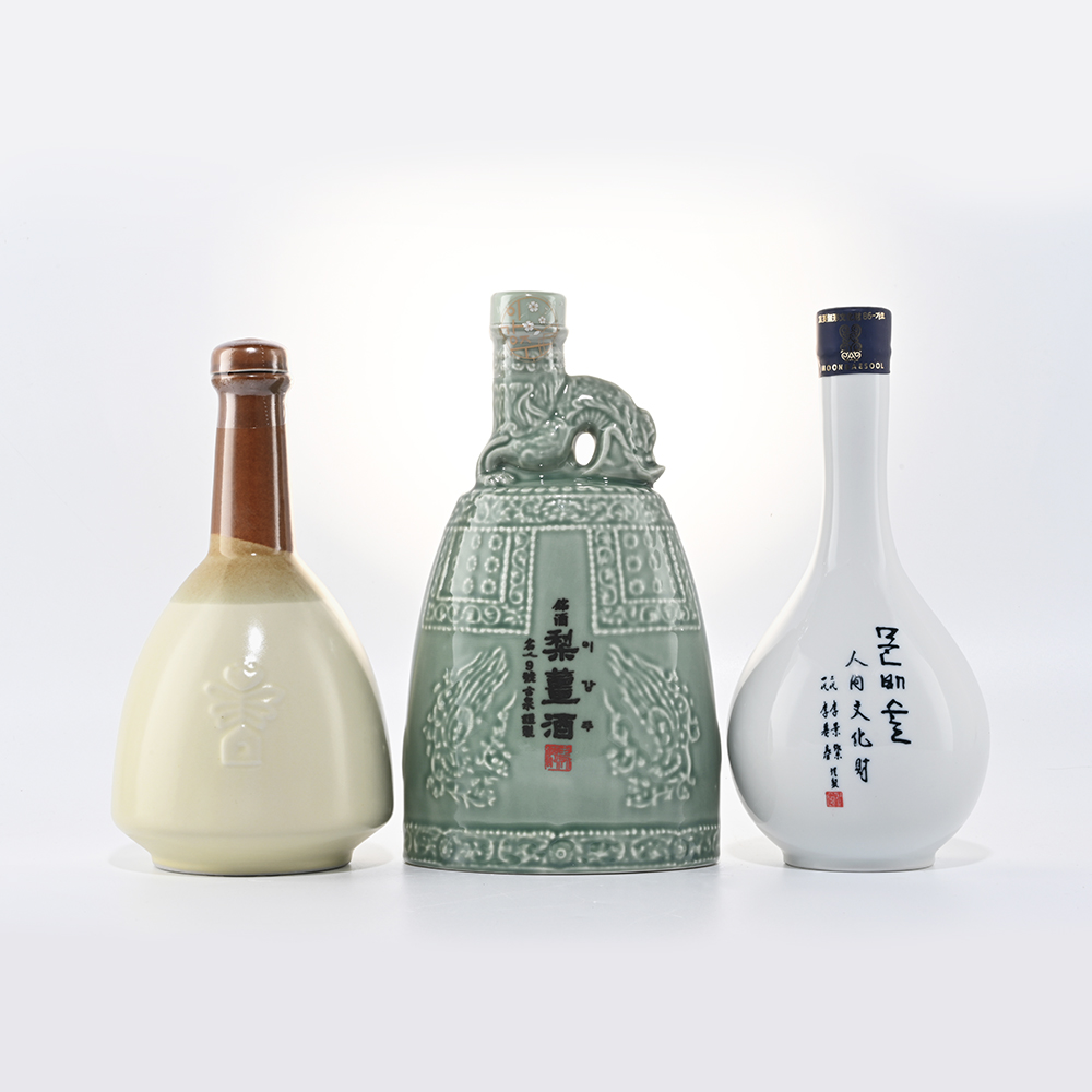 조선3대명주 도자기 프리미엄세트 감홍로,이강주,문배술 - 상품 이미지