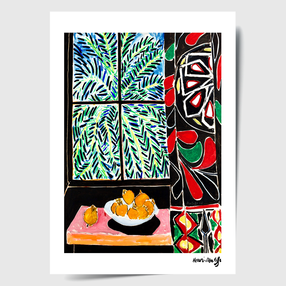 앙리마티스 인테리어 그림 액자 포스터 명화 Interior with Egyptian - 상세 이미지 2