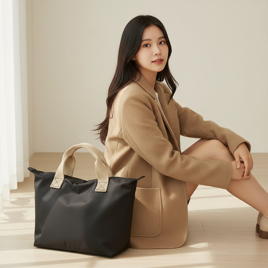 은파파 기저귀가방 스몰 공간분리 숄더백 토트백 아기기저귀가방 육아 출산선물 국내제작 - 상세 이미지 3