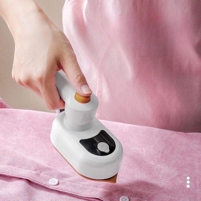 여행용 미니 다리미 가정용 와이셔츠 예열 옷 핸디형 초고속 스팀 휴대용 접이식 아테네 화이트 업그레이드 - 상품 이미지