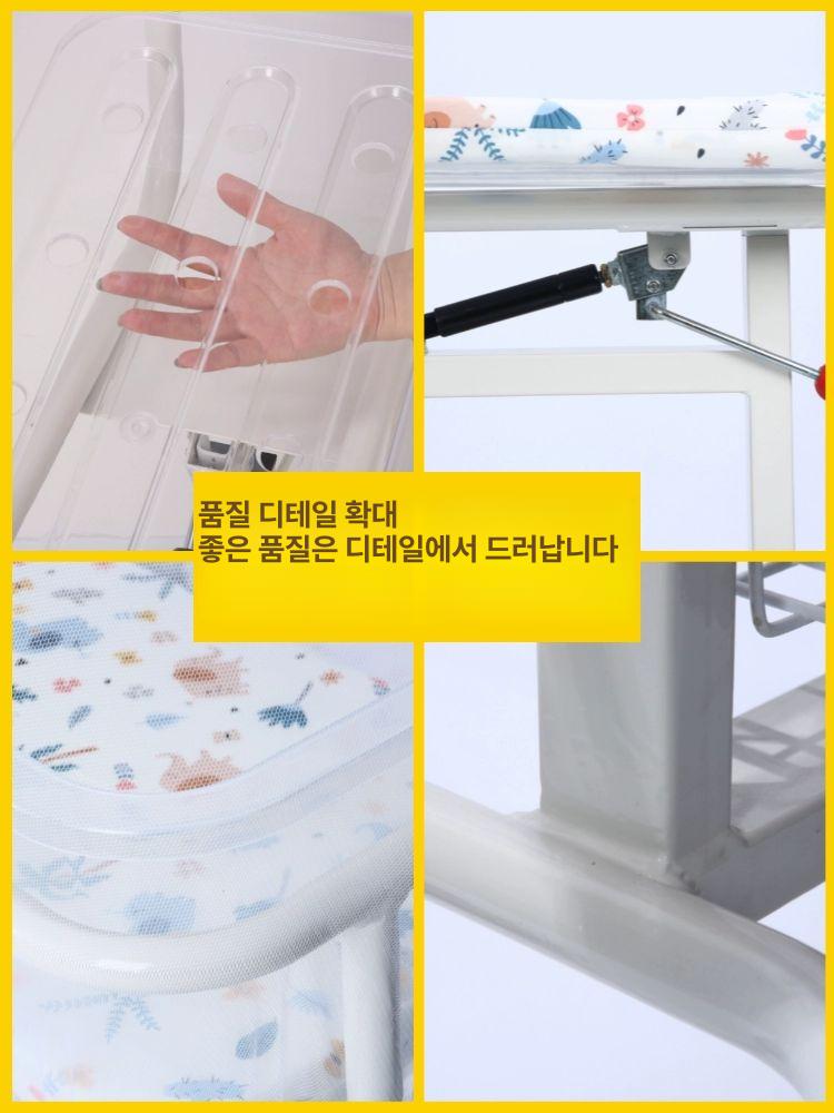 산후조리원 신생아 침대 이동식 수면 트롤리 병원용 - 상세 이미지 3