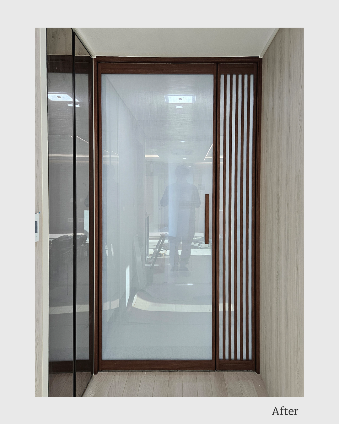180도 스윙도어 현관 아파트 외도어 싱글 초슬림 중문 (우드제품)