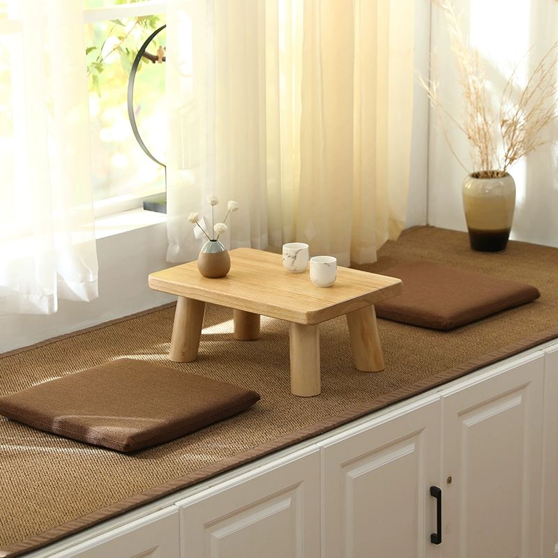 원목 좌식 테이블 거실 커피 테이블 원형 사각 좌탁