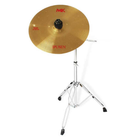 상세설명참조 [해외]드럼 심벌 세트 울림 타악기 연습 악기 심벌즈 14인치 하이햇 10인치 워터 심벌+스탠드