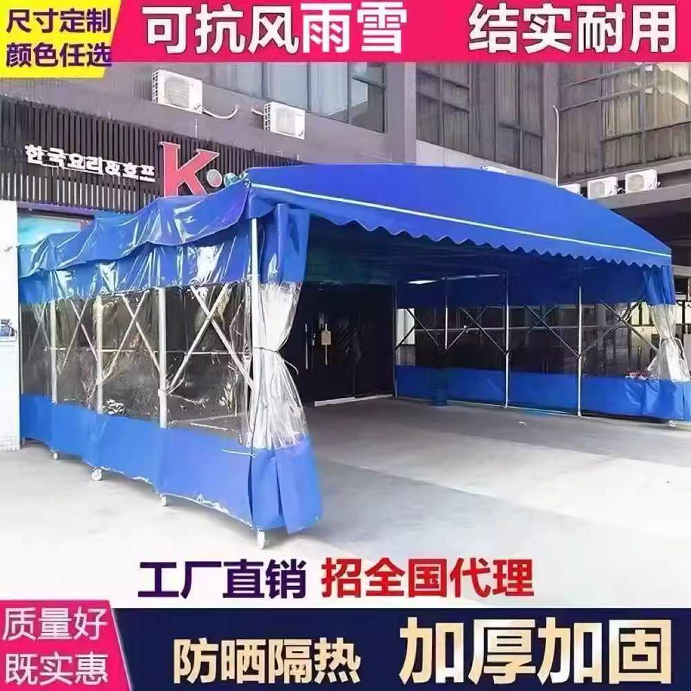 대형 자바라 천막 어닝 야외 행사용 차고 접이식 주차 - 상세 이미지 5