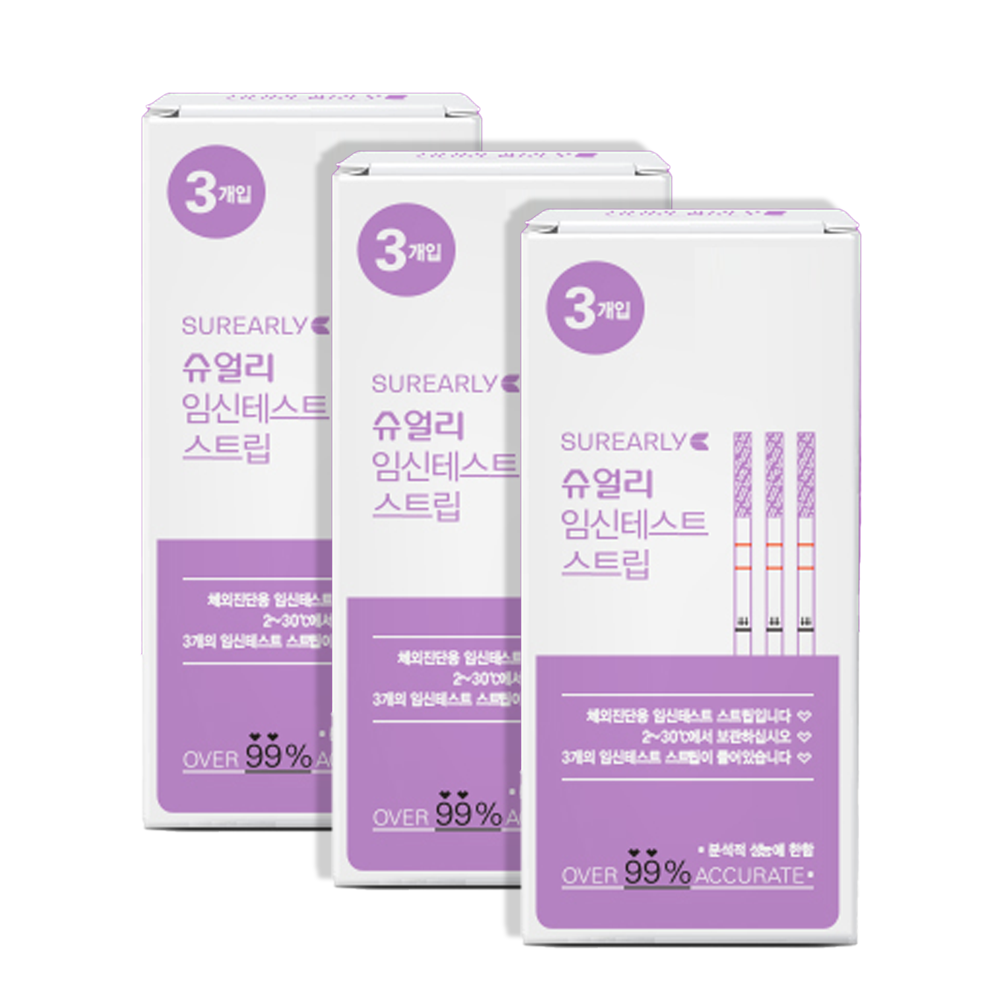 [국산]슈얼리 임신테스트기 스트립 9회분 임테기 제품 이미지