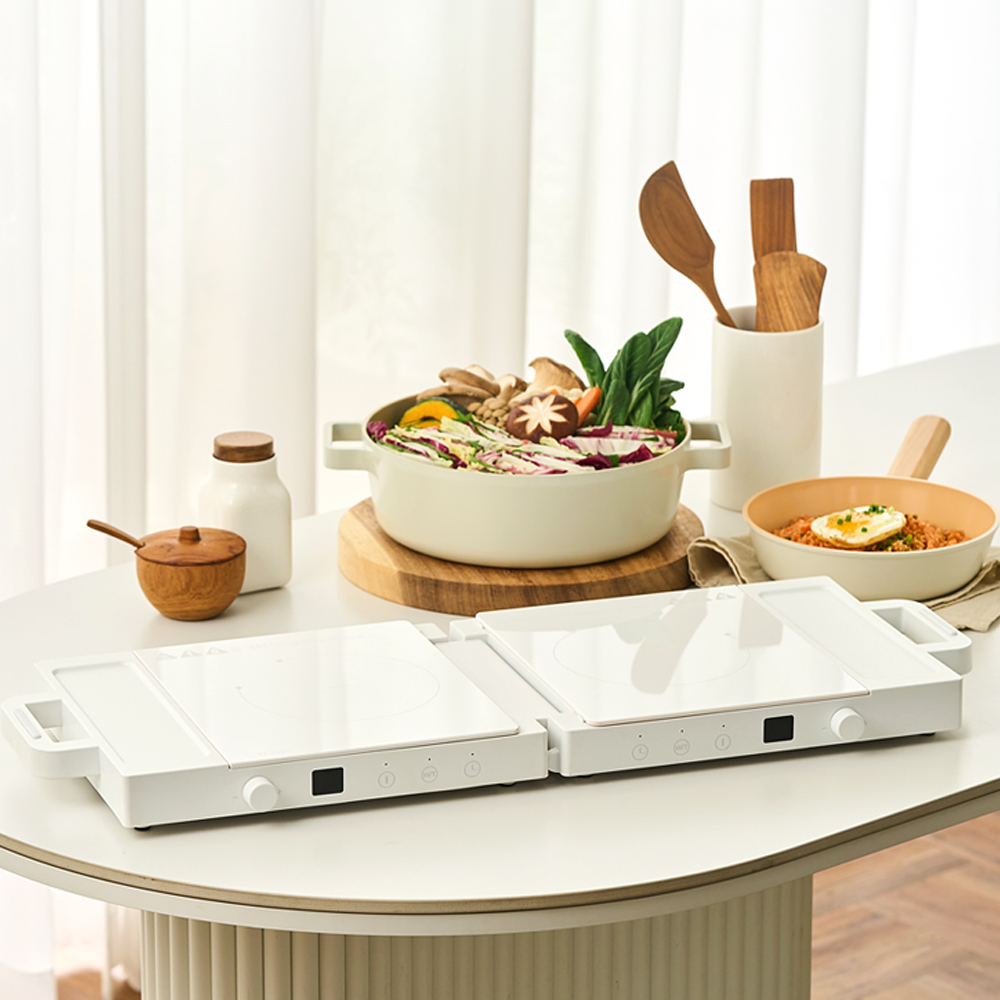 롯데 이라이프 인덕션 1구 2구 휴대용 미니 1인용 전기렌지 접이식 가정용 이동식 원룸