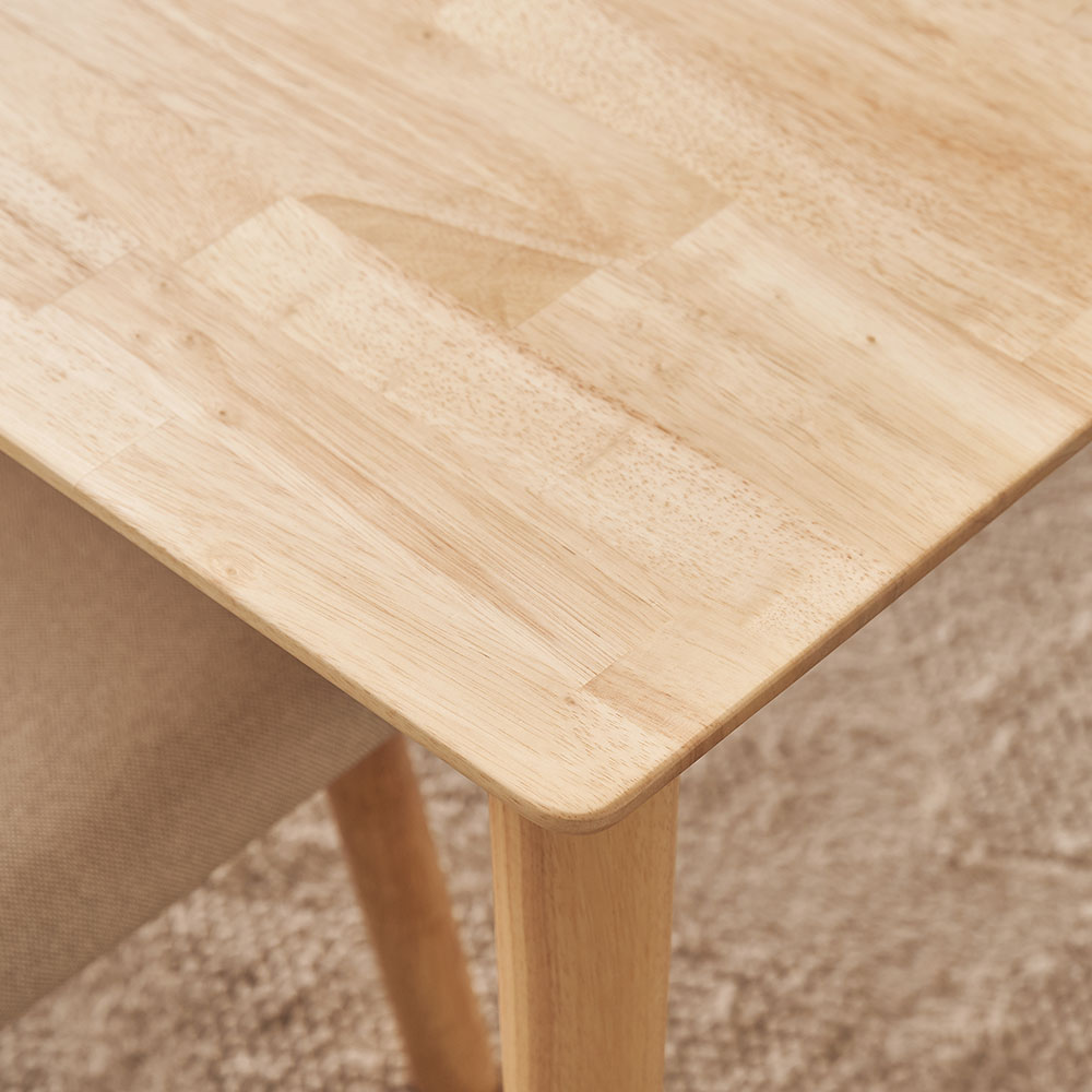 장인가구 칸토르모노 패밀리 원목 낮은식탁 6인 식탁세트 1800 테이블 의자3 벤치1