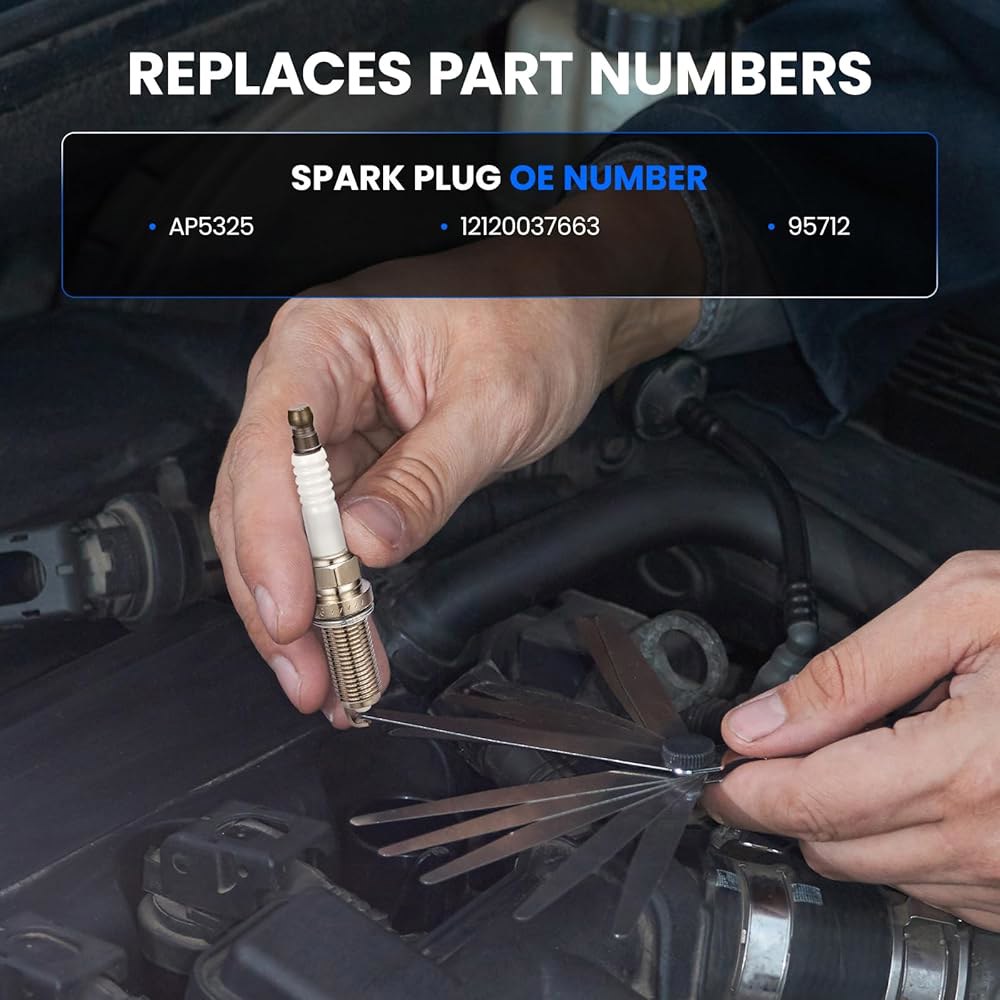 SYKRSS AP5325 이리듐 스파크 플러그 4팩 - 닛산 알티마 센트라 호환 도요타 RAV4 쏘나타 투손 스포티지 체로키, 1.8L 2.0L 2.4L 2.5L 2.7L 엔진 - 상세 이미지 3