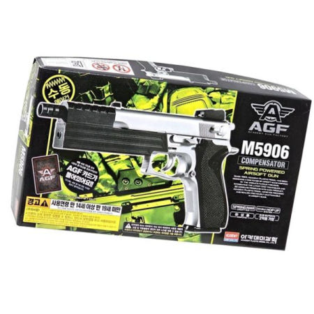 키덜트 수동 에어건 BB탄 권총 장난감 총 컴펜세이터 M5906
