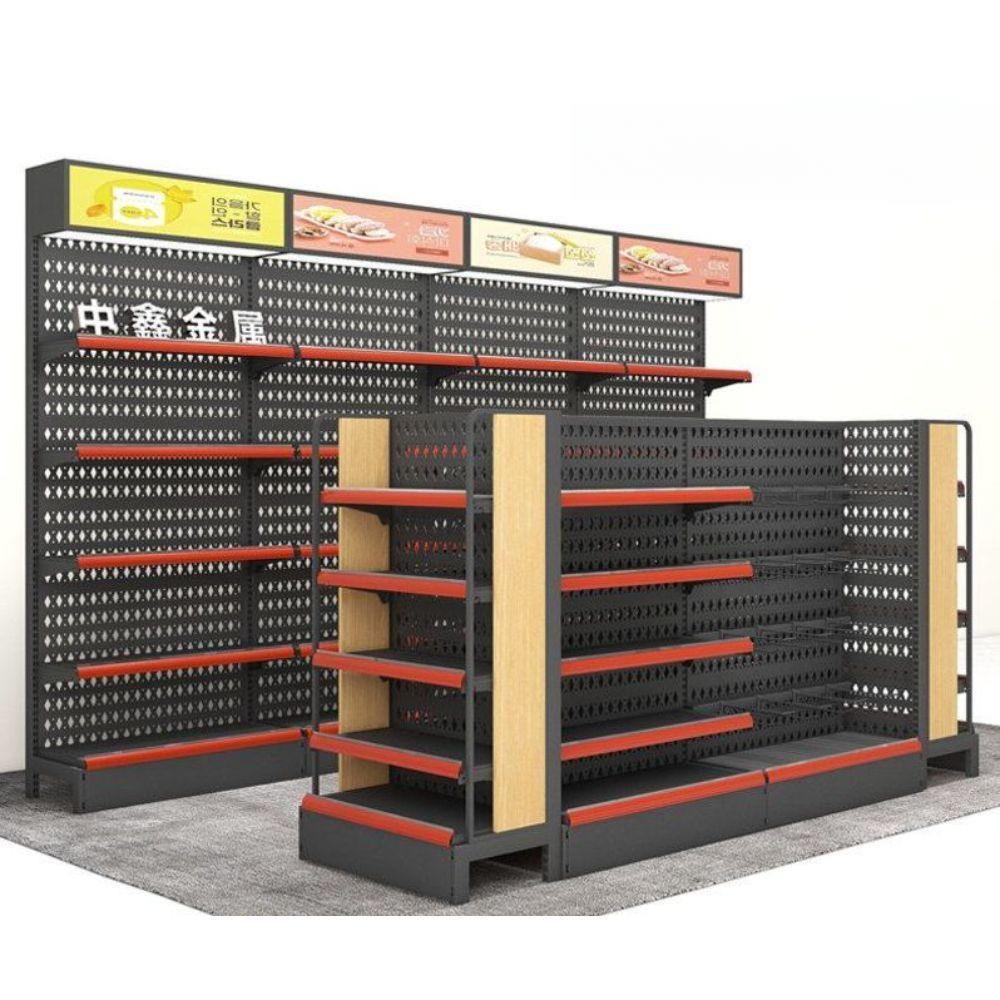 진열대 스탠드 걸이 폰케이스 매대 케이스 진열장 5단 양면 서브 135x120x77cm - 상세 이미지 3