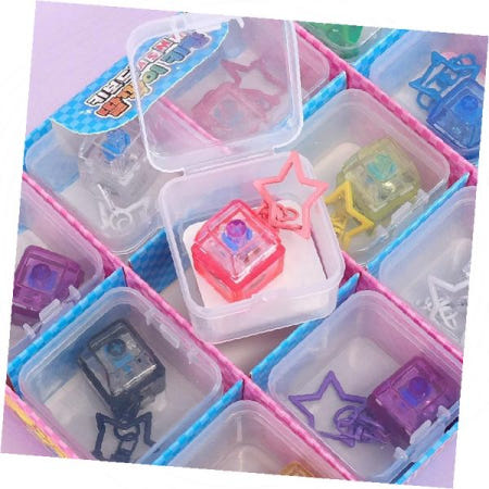 딸깍이 키보드 ASMR 키링 클릭음 손가락 스트레스 해소 피젯 장난감 열쇠고리