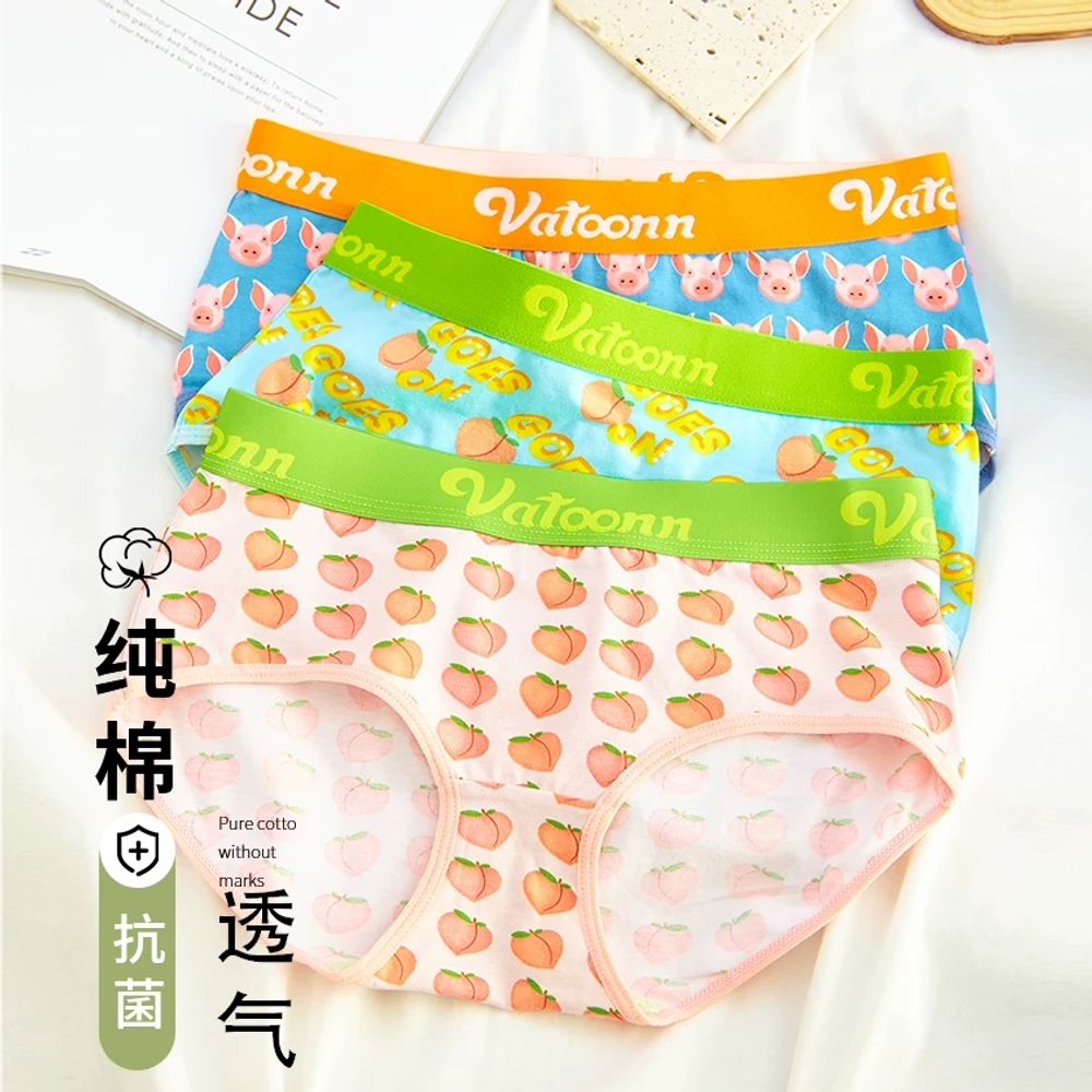 여성 복서 팬티 4종세트 팬티 즈 코 A. 돼지 머리 평면 각도, A. M 80100 카티 - 상세 이미지 2