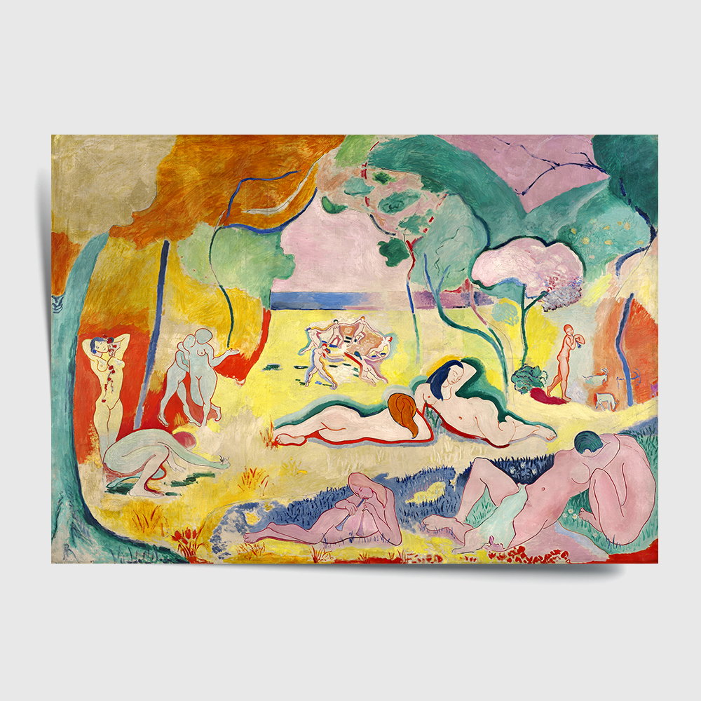 앙리마티스 인테리어 그림 액자 포스터 명화 Le bonheur de vivre 1906 - 상세 이미지 2