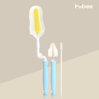 00%국내제조 하이비 다용도 주방 젖병 세척솔 3p 보틀 보온병 텀블러 - 상품 이미지