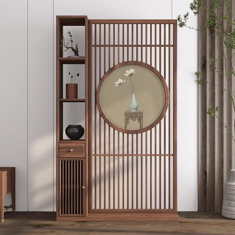 우드 파티션 무타공 엔틱 가림막 드레스룸 공간분리 가벽 뉴질랜드파인 80 x 220cm 장부와 모음 구조 - 상세 이미지 3