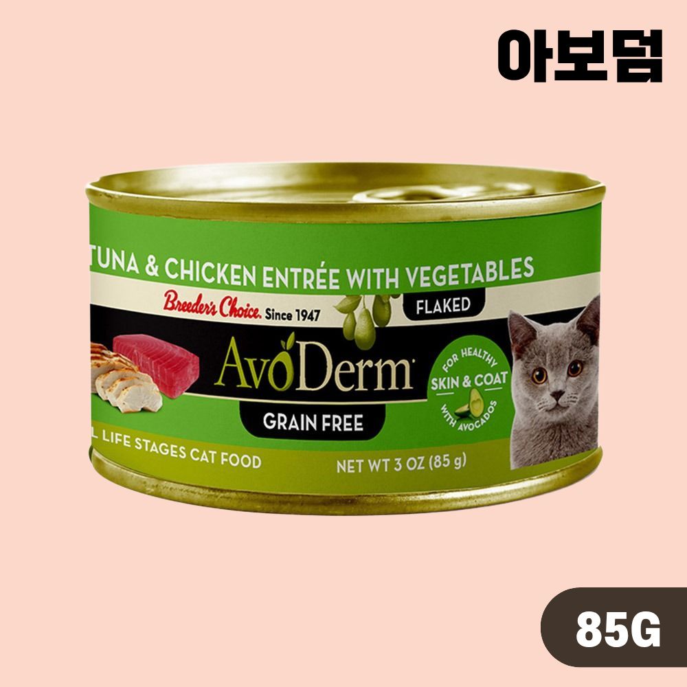 아보덤 주식캔 고양이 습식캔 6종 콤보, 85g, 6개 이미지 6