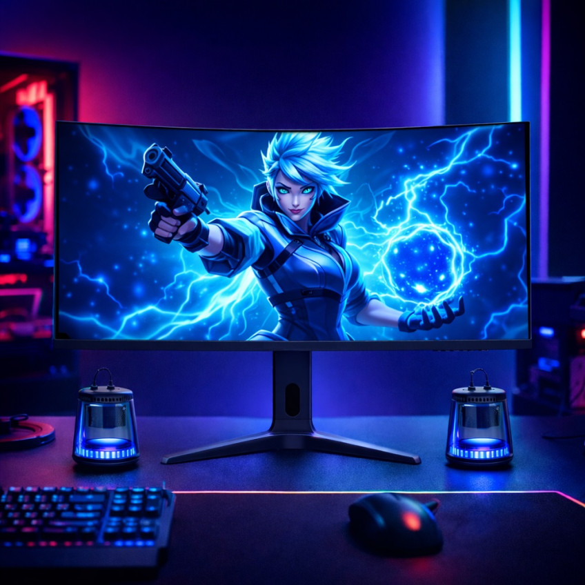 제이씨현 BG34CU 21:9 커브드 WQHD 울트라 와이드144Hz 게이밍 모니터 86~87cm(34인치), 무결점 판매처 상세 정보 이미지 2