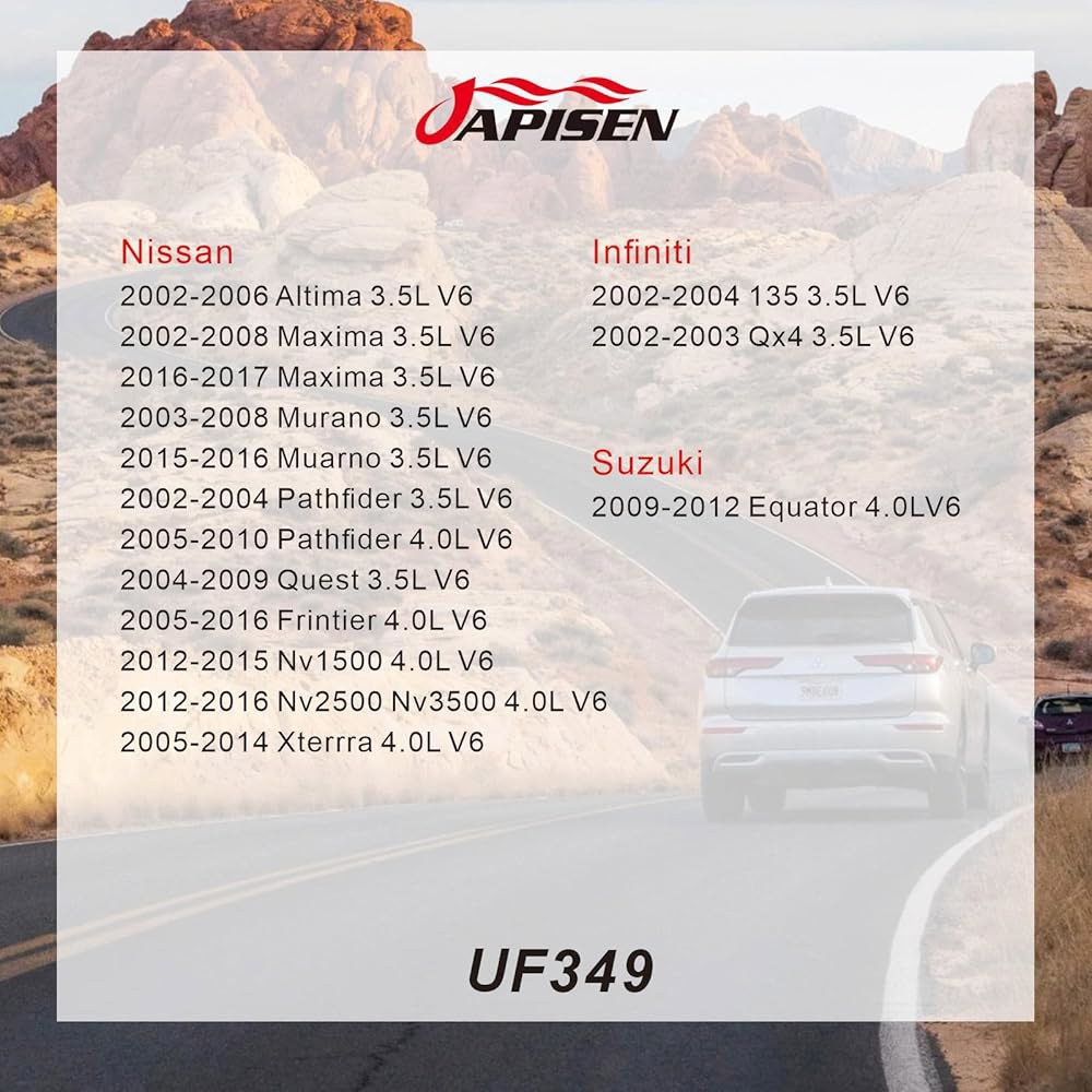 JAPISEN 점화 코일 UF349 1팩, I35 2001-2007 인피니티 엑스테라 2008용 알티마 맥시마 패스파인더 닛산 호환 - 상세 이미지 2