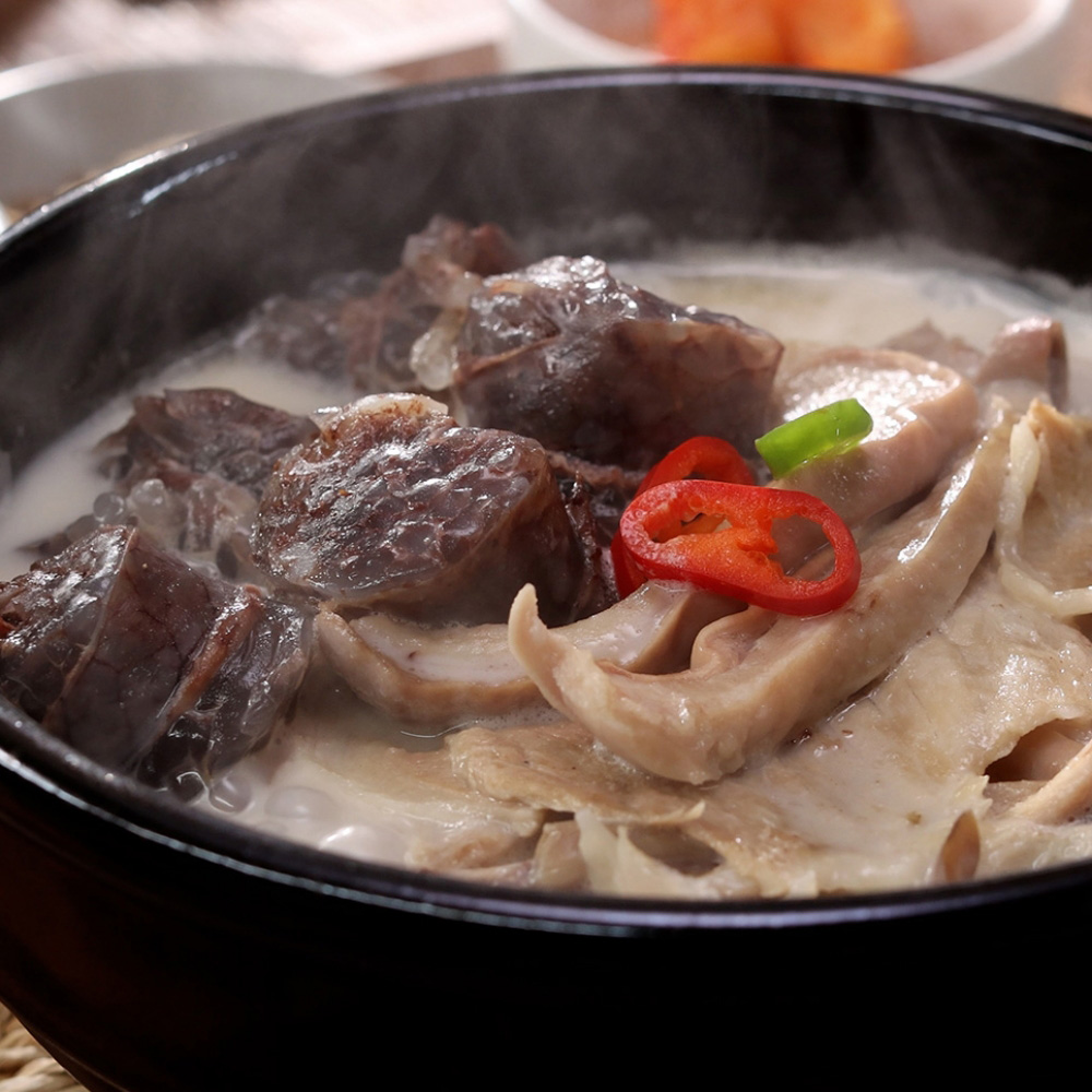 심가네 노다지 병천 영양 순대국 750g 5팩 한우사골 순대 돈내장 돼지머리 순대국 - 상세 이미지 2