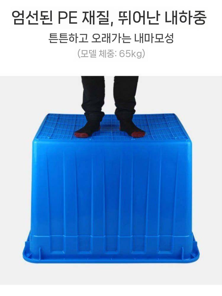 이동공구함 점보 박스 이동식 상자 바퀴달린 회전 바구니 플라스틱 - 상세 이미지 4
