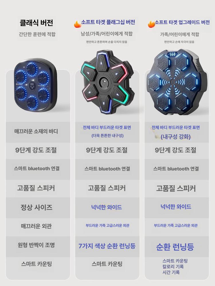 복싱 타깃 실내 연습 장비 펀치기계 성인용 펀치 연습기 부드러운 플래그십 부모자녀 확장형 7색 러닝 - 상세 이미지 5