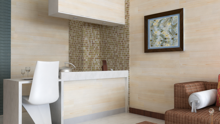 편백나무 벽지 접착식 시트지 천연 나무 시공 대용량 1box 38장 셀프 인테리어 3종