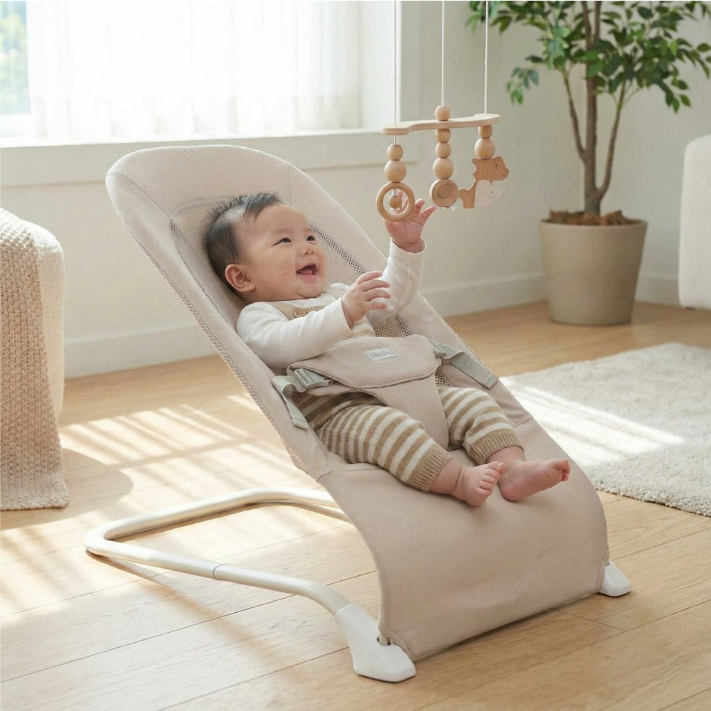 헬로디노 휴대용 아기 바운서 전용패키지 신생아 흔들의자