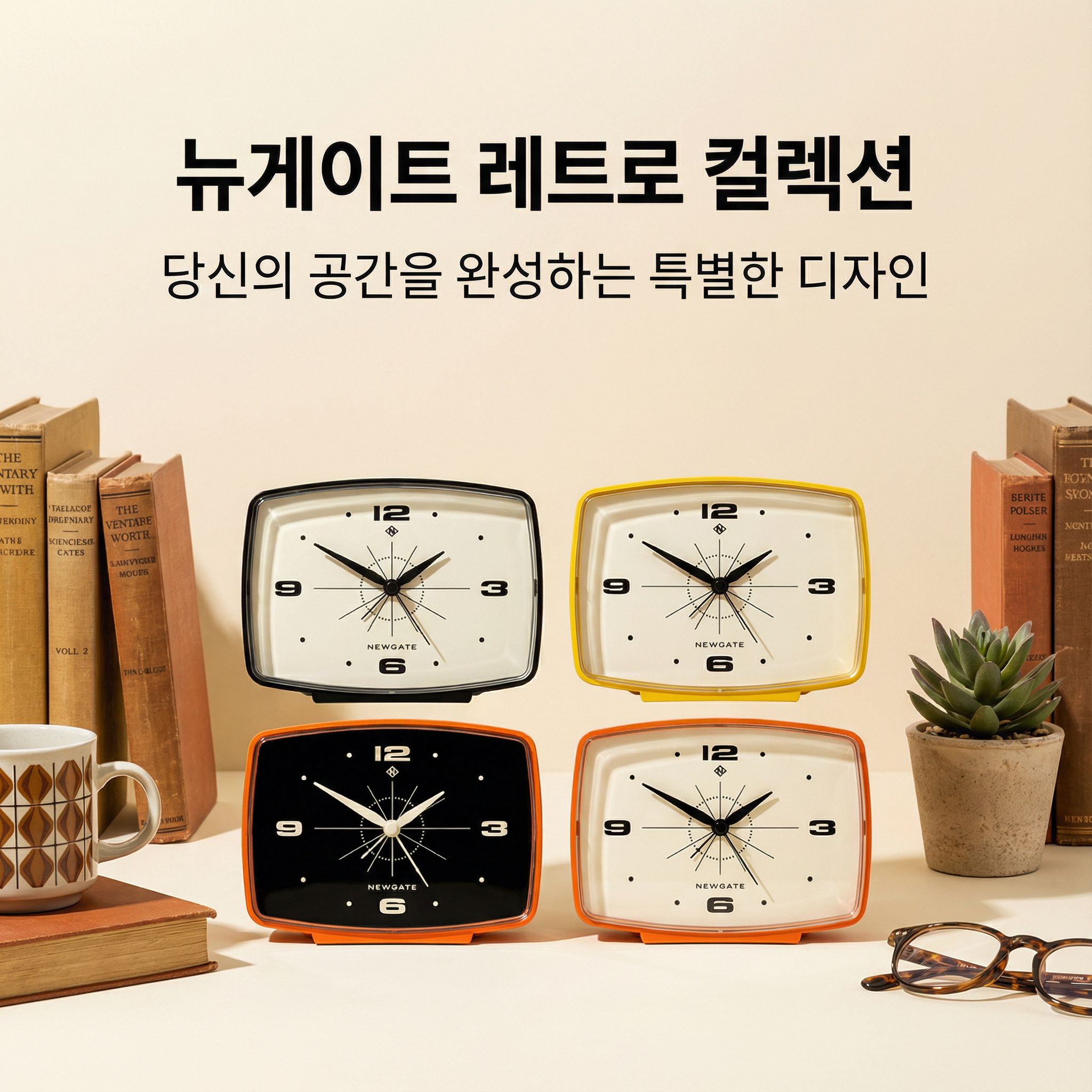 뉴게이트 브루클린 시계 블랙 이미지 6