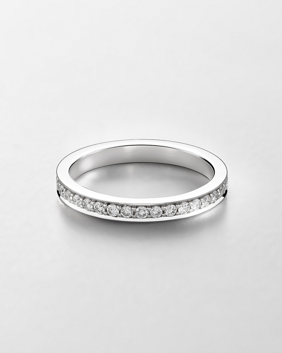 [파플] 2.0mm 브라이트컷 랩다이아몬드 이터니티 반지 14K 18K - 상세 이미지 4