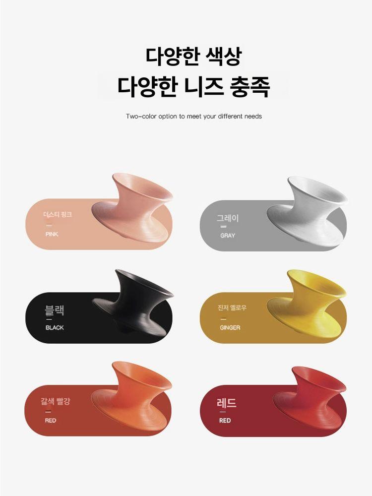 팽이 카페 회전 바퀴없는 운동기구 스핀 체어 균형 무빙 라지 골든옐로우 - 상세 이미지 5