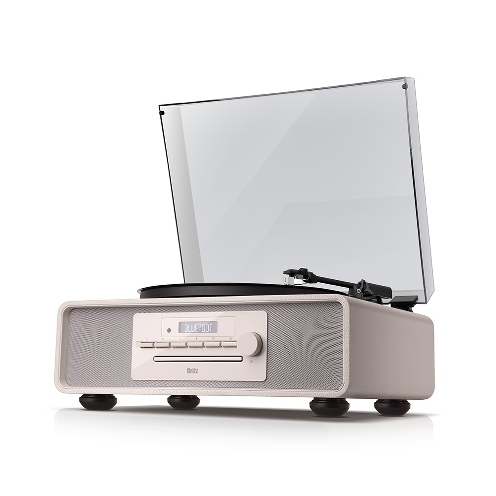브리츠 BZ-TP9000 턴테이블 오디오 30W 블루투스 인테리어 라디오 CD AUX - 상세 이미지 2